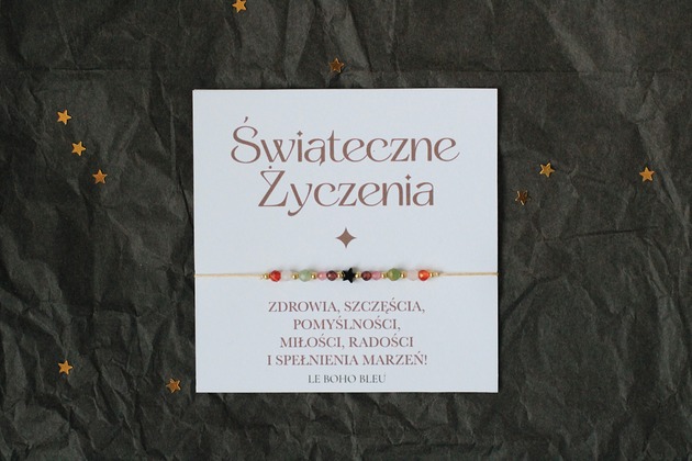 Świąteczne Życzenia w bransoletce!