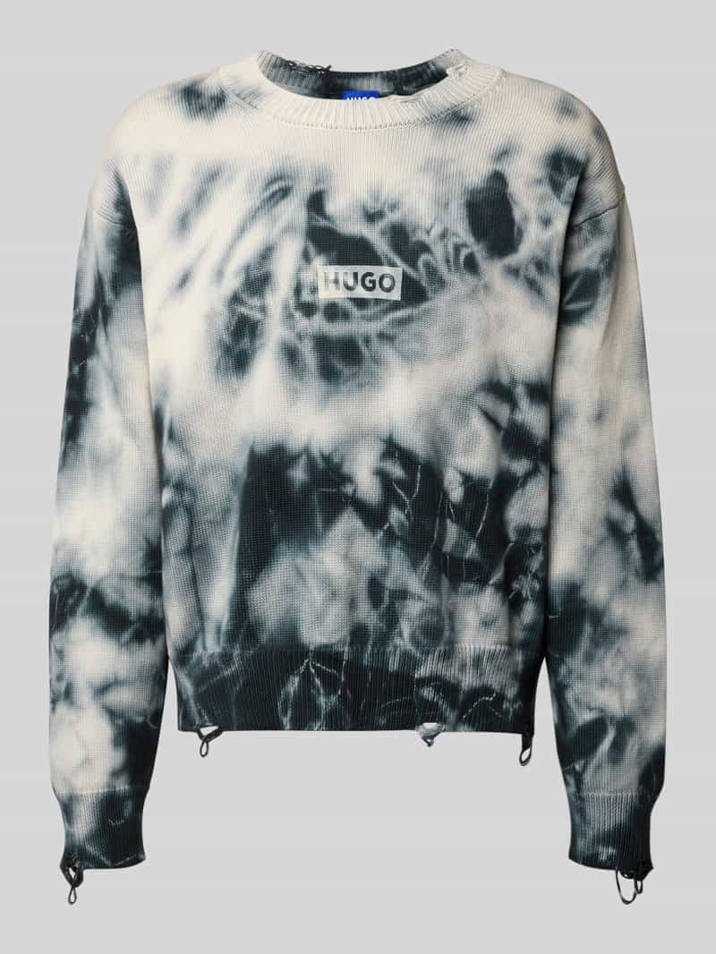 Sweter o kroju relaxed fit z czystej bawełny model ‘SESTROY’