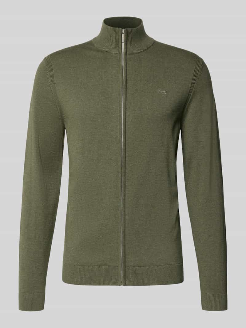 Kurtka z dzianiny o kroju regular fit z czystej bawełny