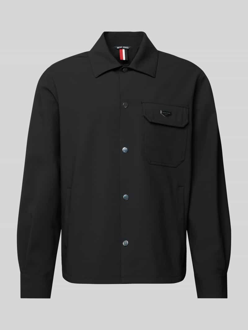 Kurtka koszulowa z detalem z logo