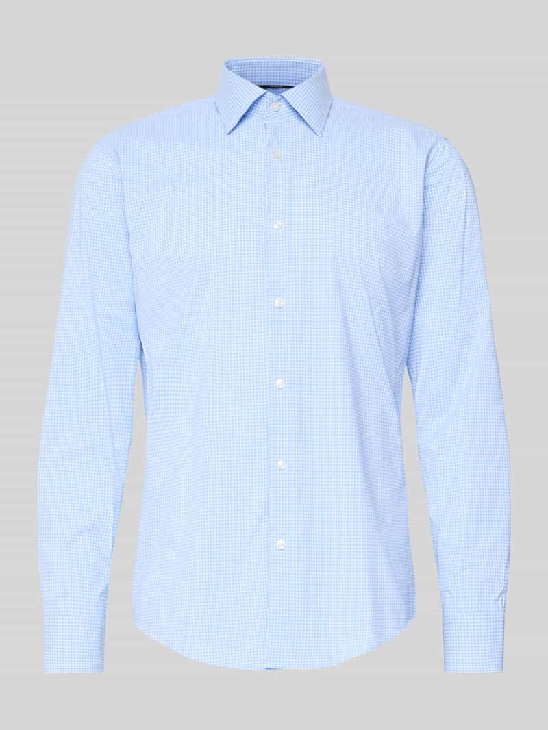 Koszula biznesowa o kroju regular fit z mankietami kombi model ‘P-JOE-K’