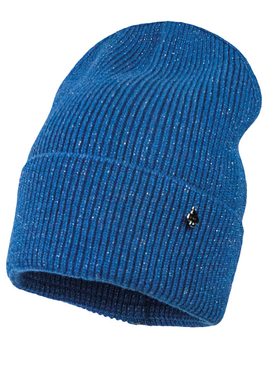 Czapka dla dziewczynki na zimę PILI jasny modrak