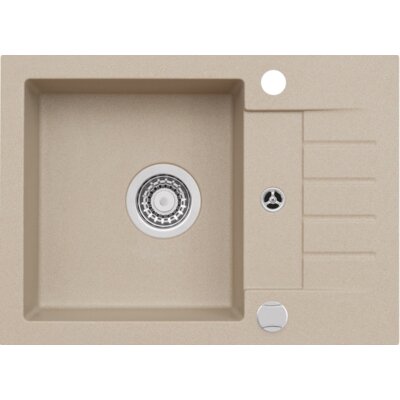 Alveus Zlewozmywak jednokomorowy z ociekaczem  Amaro 30 9913355P Beżowy 42x58