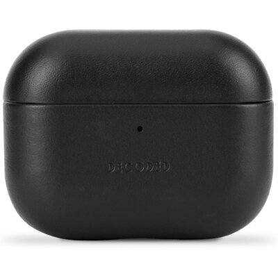 DECODED Leather Case MagSafe do Apple AirPods Pro 3 Czarny Etui na słuchawki