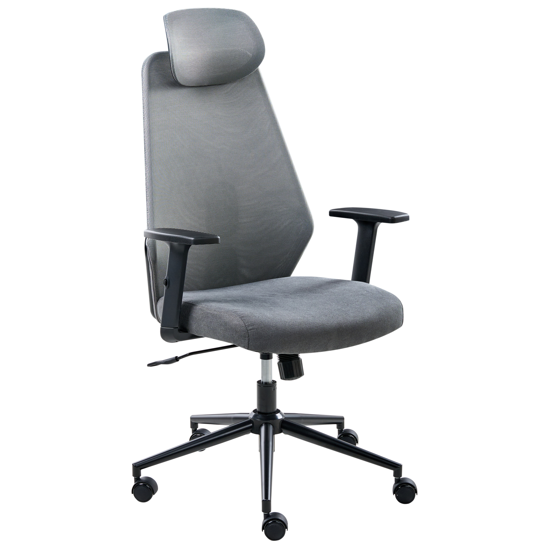 Beliani Krzesło biurowe ORYN Ciemnoszary