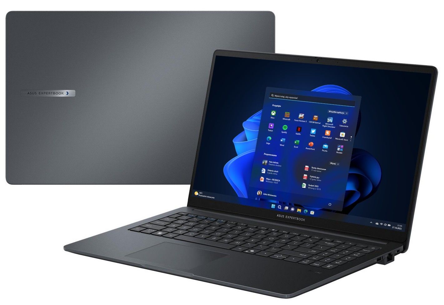 ASUS ExpertBook B1503CVA-S75100X - i5-13420H 15,6'' 16GB 512GB W11 Pro 90NX0801-M05N60