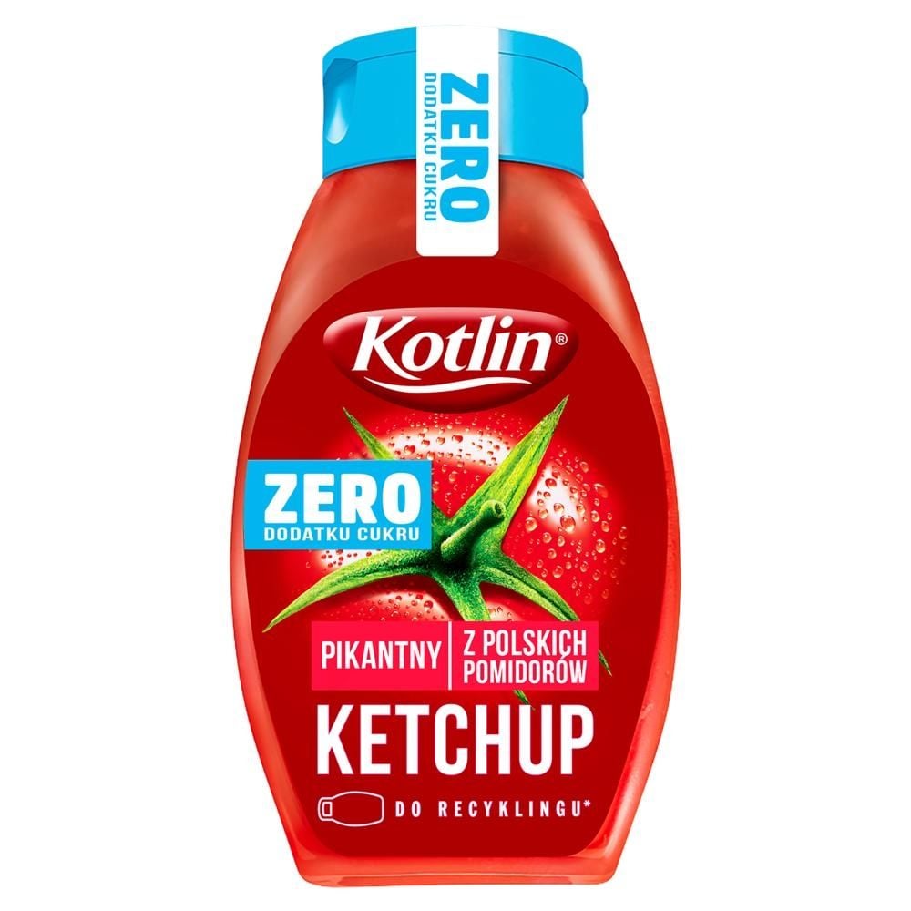 Kotlin Ketchup pikantny zero dodatku cukru 420 g