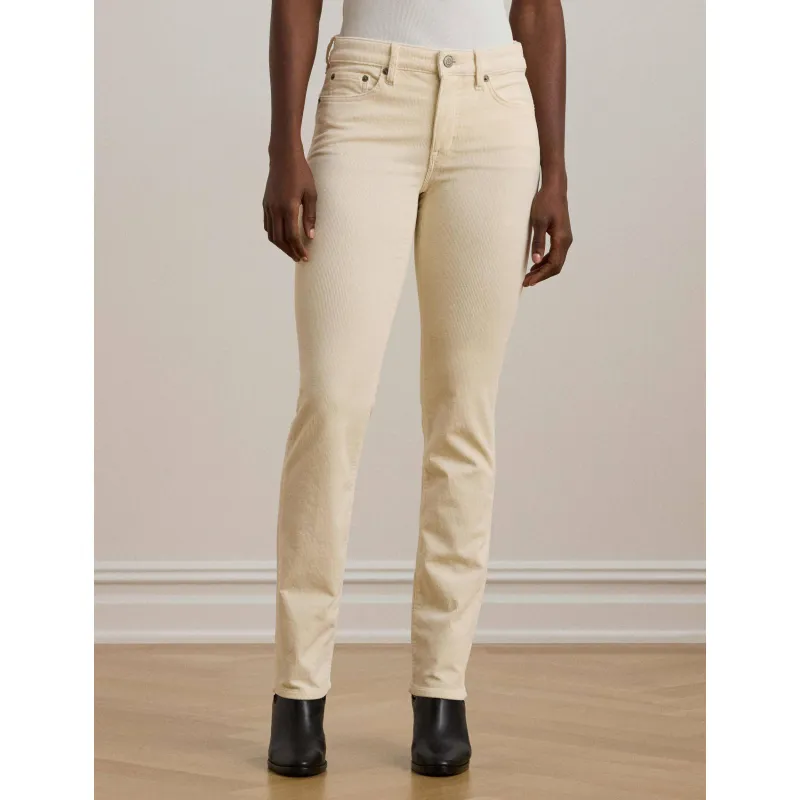 LAUREN RALPH LAUREN Sztruksowe spodnie WALE CORD | Straight fit