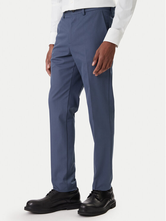 BOSS Chinosy P-Kaiton1 50543945 Niebieski Slim Fit