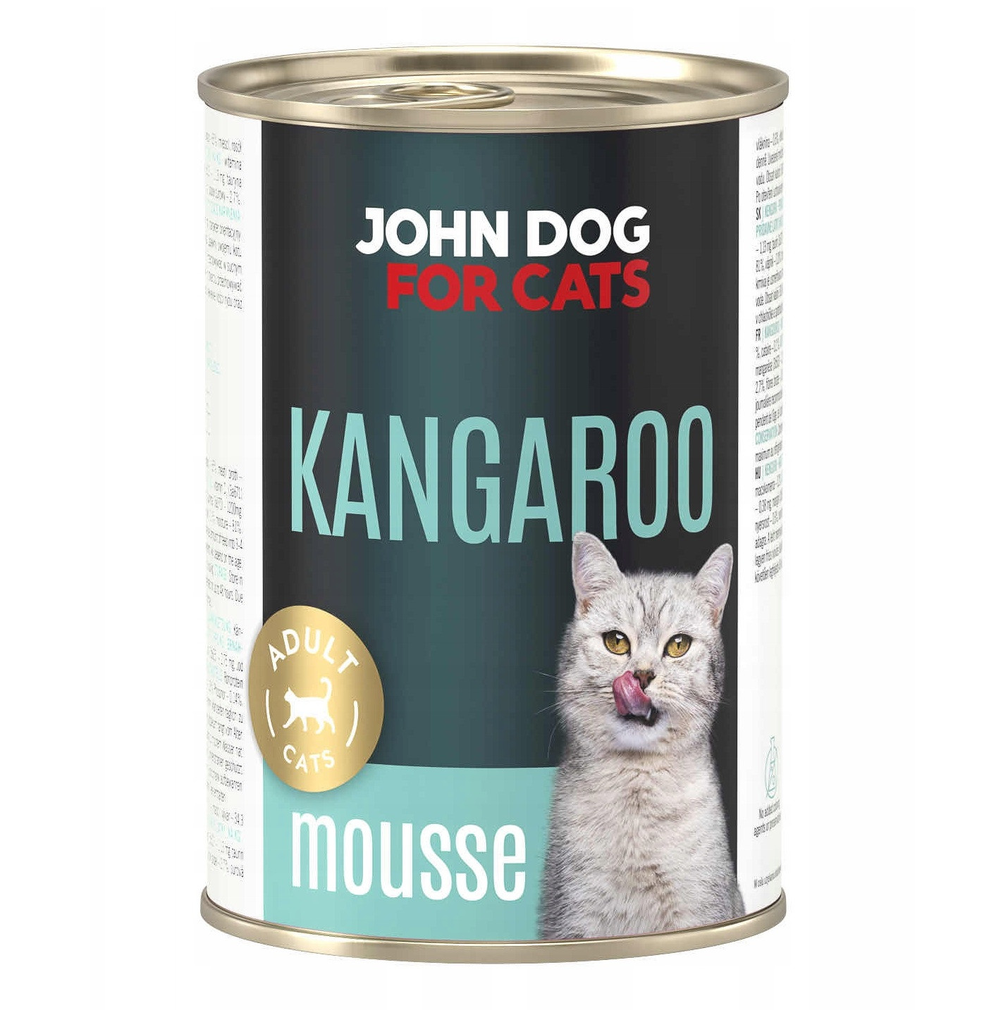 JOHN DOG For cats Kangur Mus - mokra karma dla kota - 400g