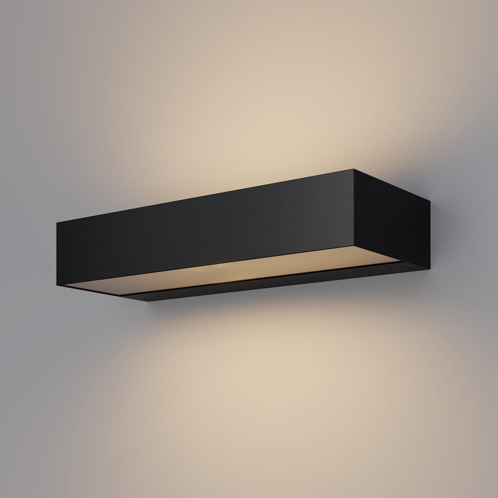 LOT O428WL-L20GF3K kinkiet na elewację grafitowy LED 20W IP65 światło góra dół