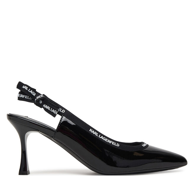 Czółenka KARL LAGERFELD Sienna KL32706 Czarny