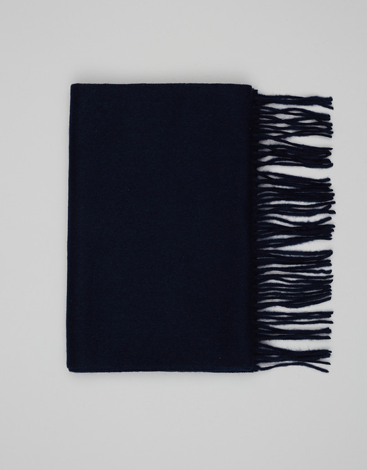 Szalik kaszmirowy cachemire granatowy