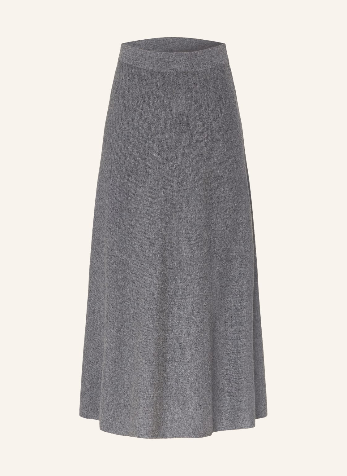 Lisa Yang Spódnica Z Dzianiny Torie Z Kaszmiru grau