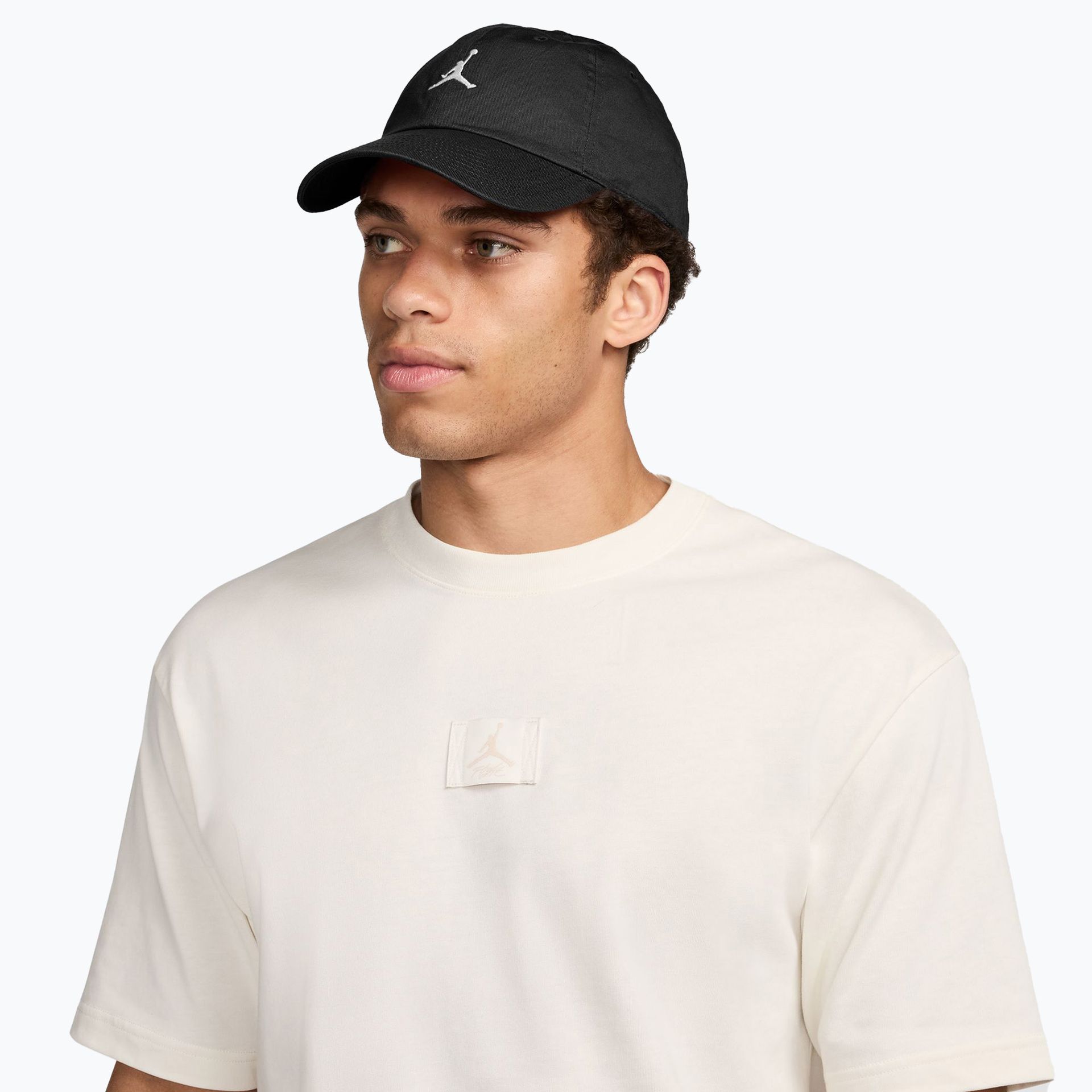 Czapka z daszkiem Nike Jordan Club Unstructured Curved-Bill black/white WYSYŁKA W 24H 30 DNI NA ZWROT