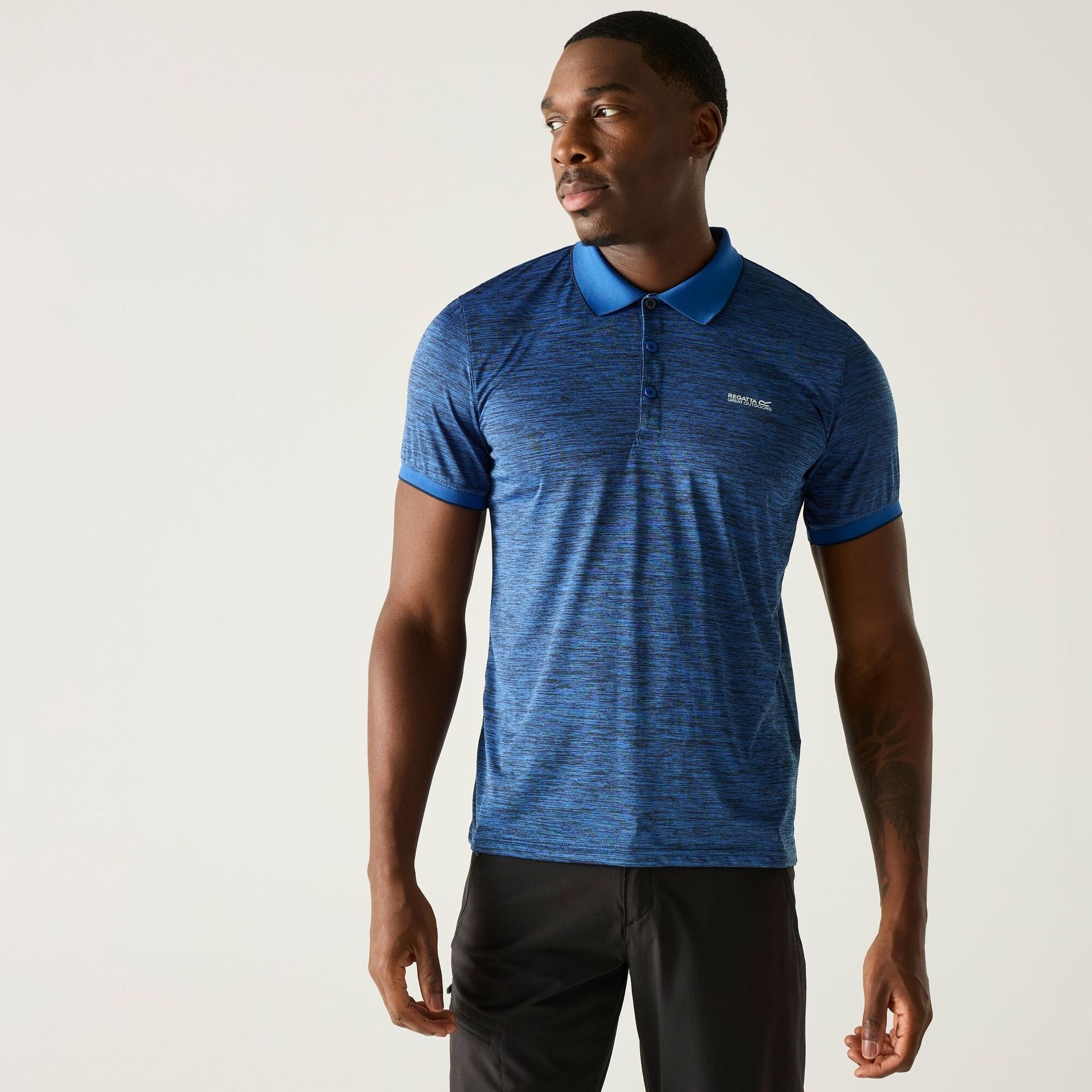 Regatta Koszulka męska polo Remex II Niebieski, Rozmiar: XL