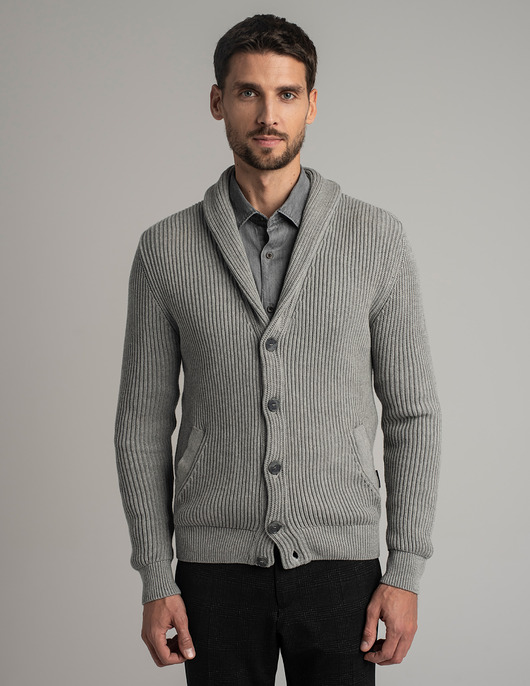 Sweter kardigan magnano vn szary