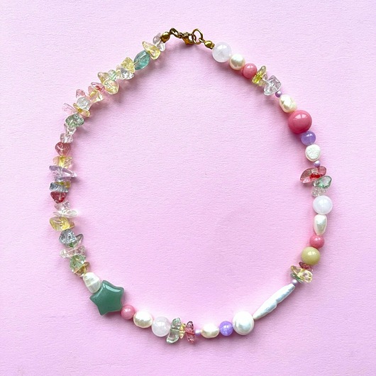 Naszyjnik Kamienie&Gwiazdka