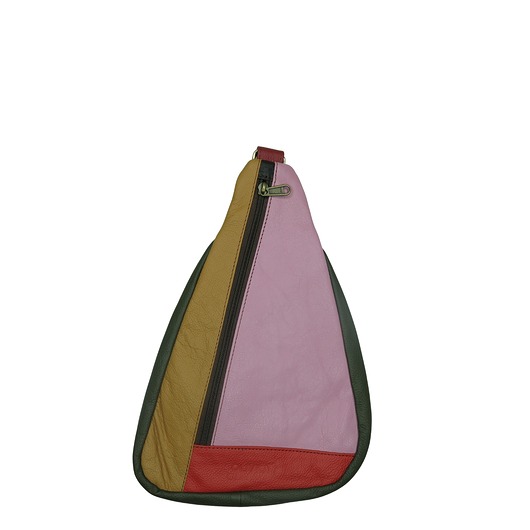 Plecak skórzany damski na jedno ramię wygodny skora naturalna OLIVKA