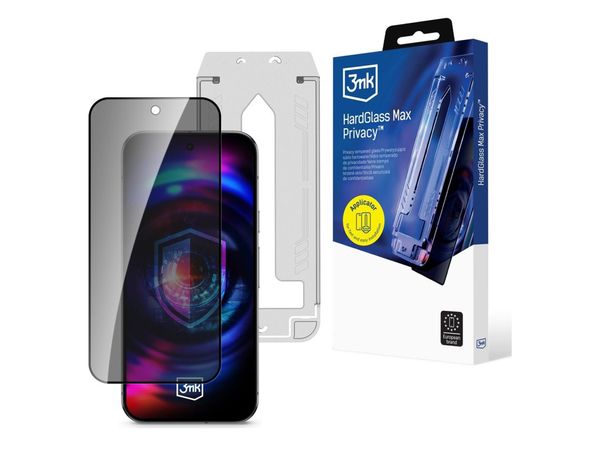 3MK Hardglass Max Privacy do Apple iPhone 13/13 Pro/14/16E (z ap 5903108671750