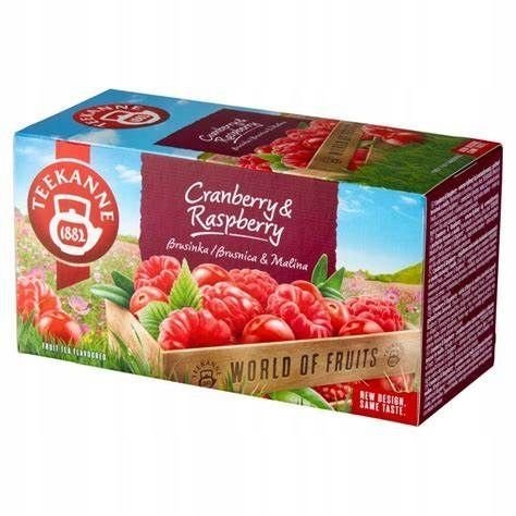 Herbata owocowa Cranberry Raspberry 20tb x 2,5g Teekanne