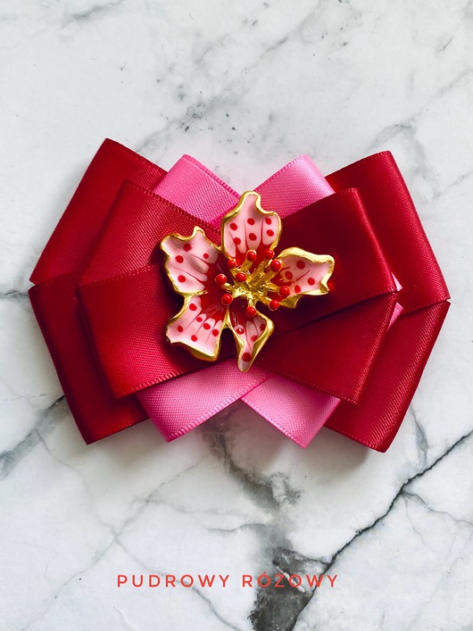 Brosza z Kwiatem 3d Nowa Kolekcja Walentynki