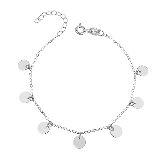 Bransoletka z kółkami charms