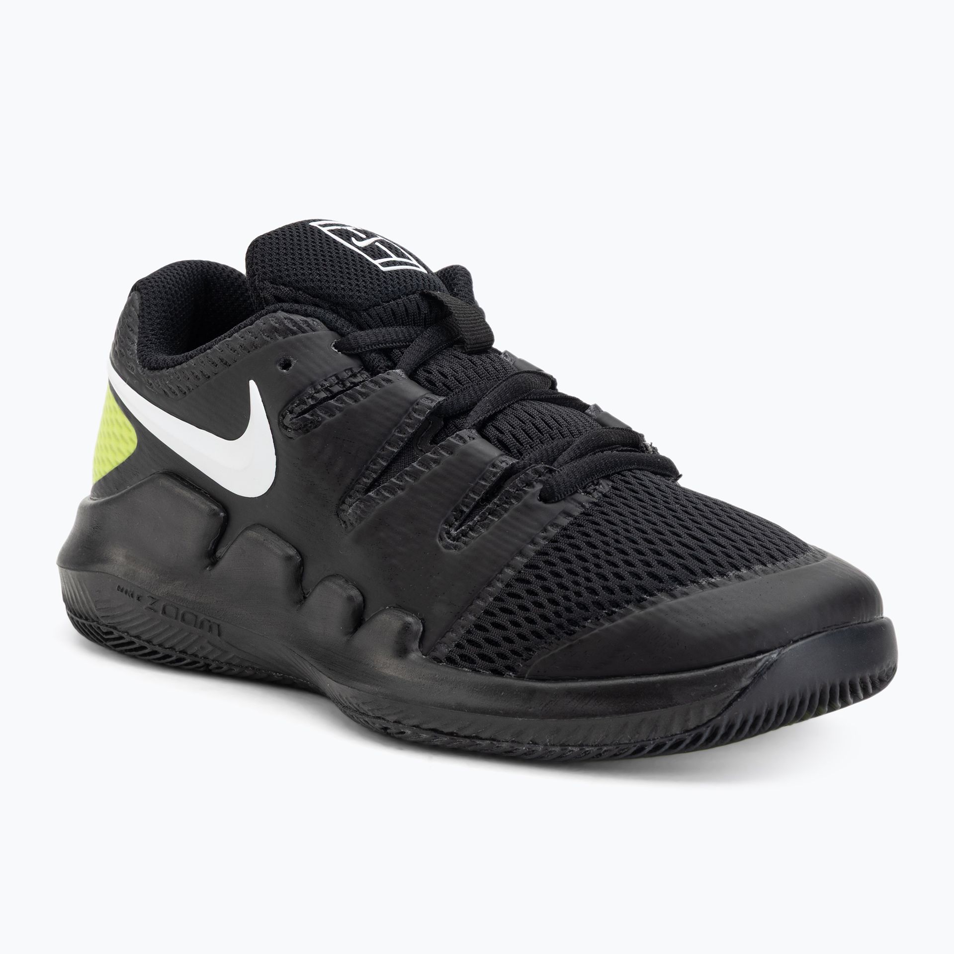Buty do tenisa dziecięce Nike Court Vapor X Jr black/volt/white WYSYŁKA W 24H 30 DNI NA ZWROT