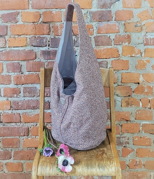 Boogi Bag różowa torba hobo w stylu boho