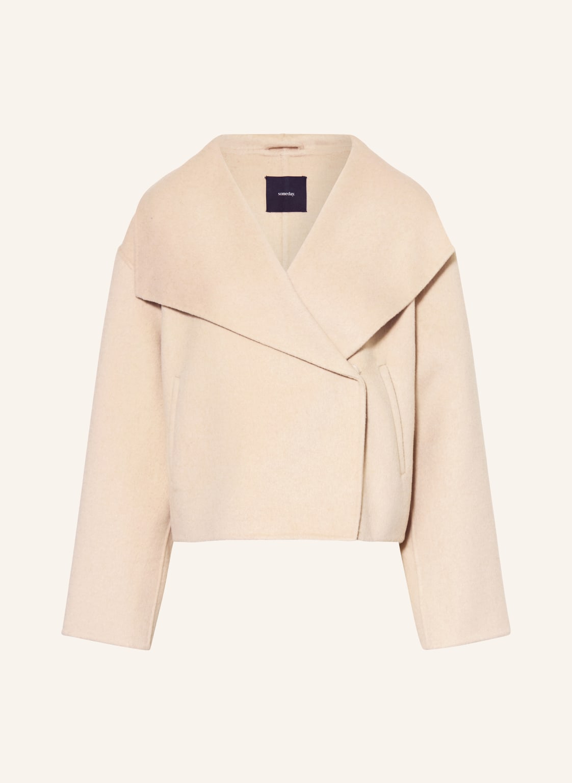 Someday Kurtka Z Klapami Naria beige
