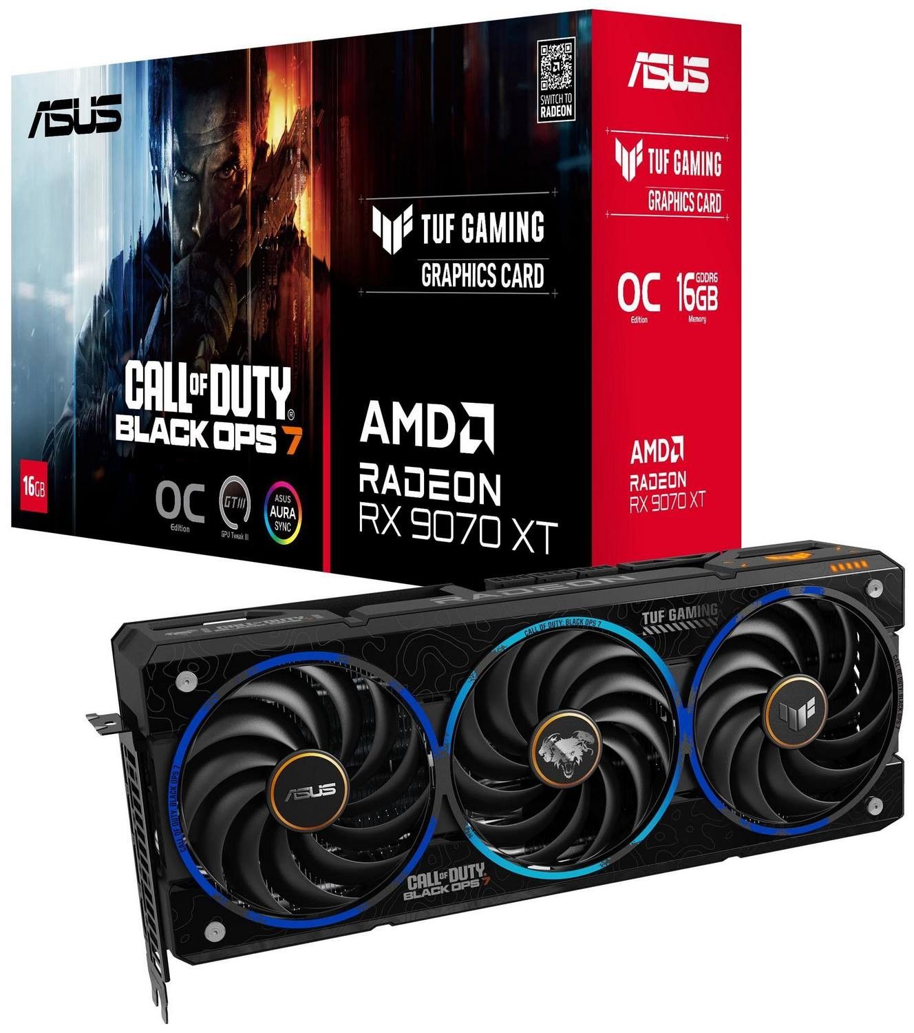ASUS Radeon RX 9070 XT TUF GAMING 16GB TUF-RX9070XT-O16G-COD-BO7