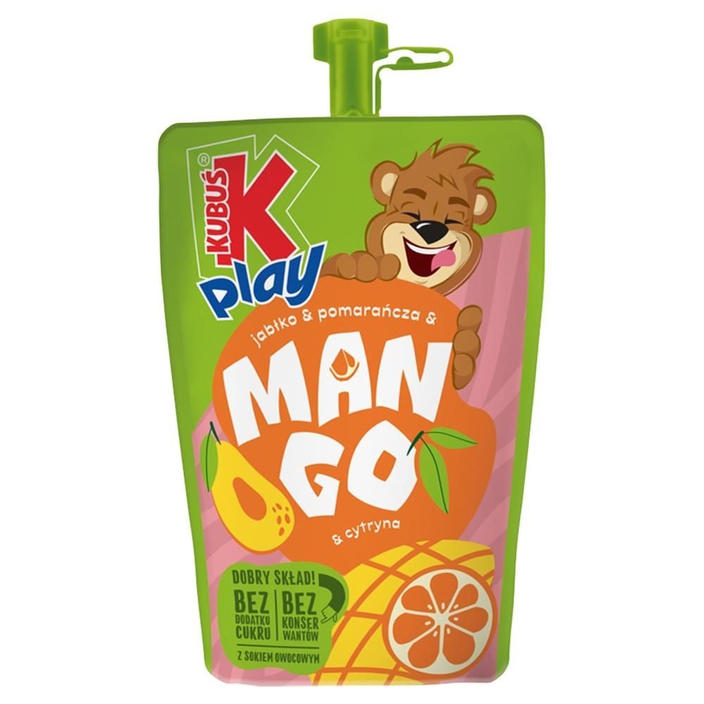 Kubuś Play Napój jabłko & pomarańcza & mango & cytryna 200 ml
