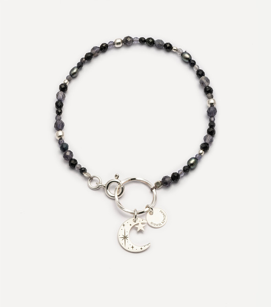 Bransoletka srebrna z kamieniami Shine Bright