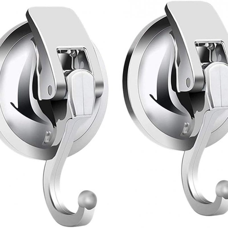 Zestaw 2 mocnych przyssawek próżniowych, wieszak na ręczniki łazienkowe, ścienny hak z przyssawką do kuchni, ściereczki kuchennej, prysznica, okna sz