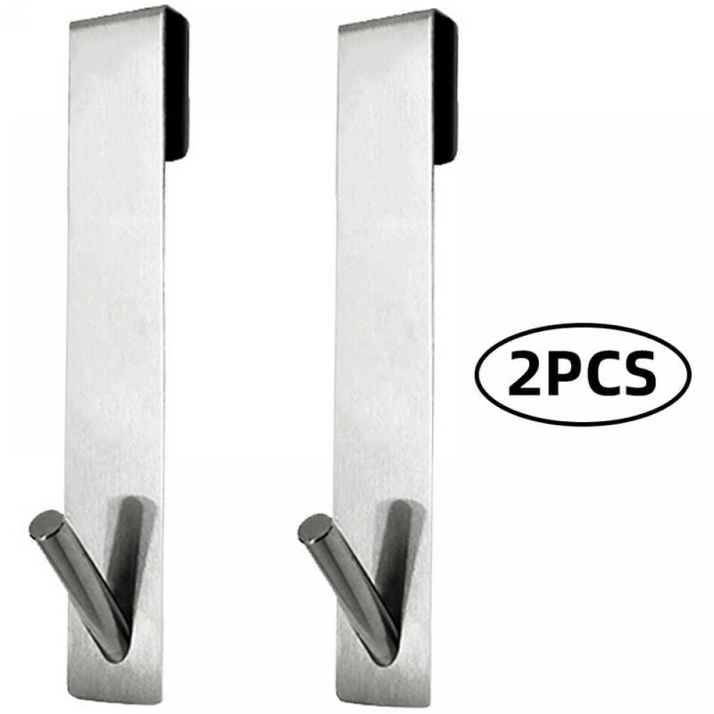 Hak do szklanych drzwi prysznicowych, antypoślizgowy hak do zawieszania ze stali nierdzewnej, bez wiercenia, wieszak na ręczniki, hak na ekran pryszn