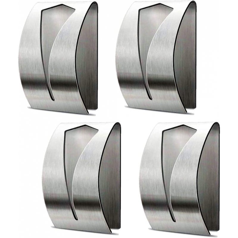 Samoprzylepne wieszaki na ręczniki, haczyki na ręczniki, wieszaki na ręczniki do rąk, haczyki na naczynia, uchwyty na ręczniki do łazienki, kuchni (4