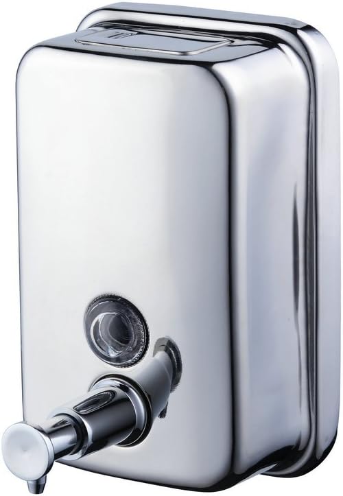 Podwójne mydło w wykończeniu chromowanym - dozownik szamponu w żelu, stal nierdzewna 304, 800 ml, srebrny