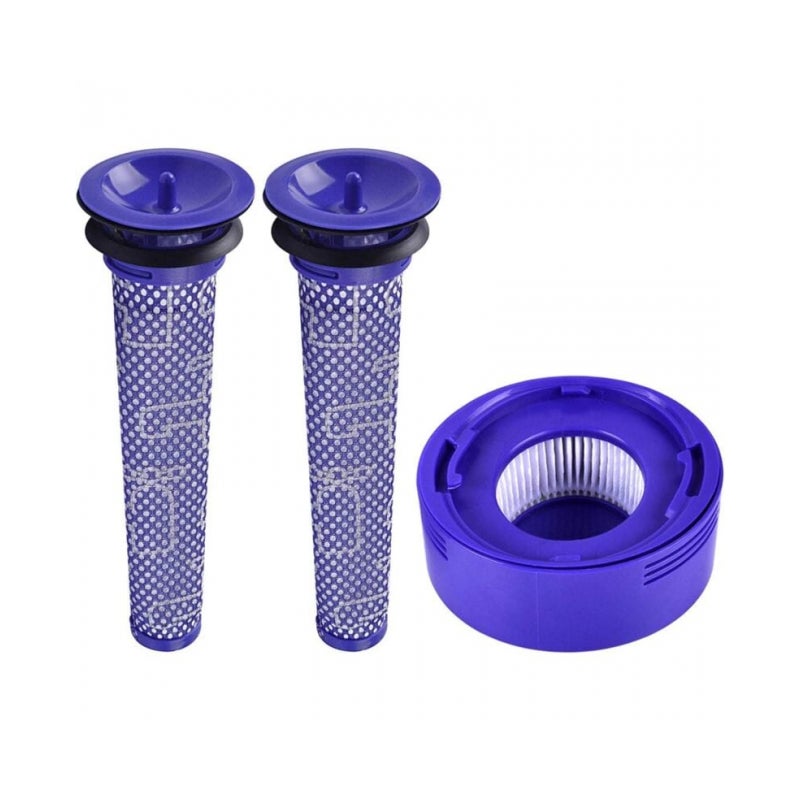 , 3-pak filtrów zamiennych do odkurzaczy bezprzewodowych Dyson V8 i V7, pakiet rodzinny