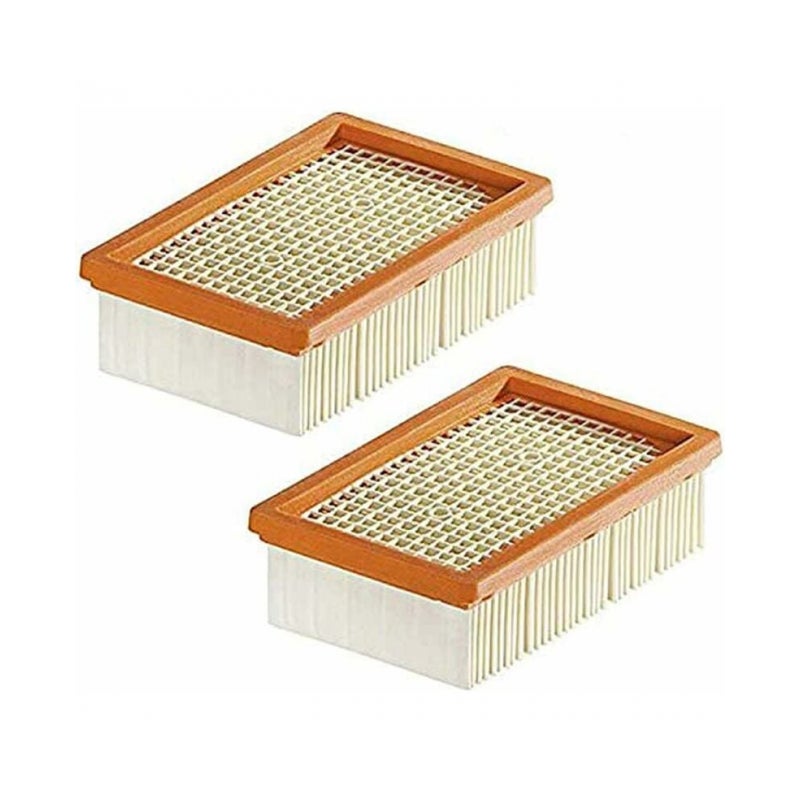 2 filtry zamienne do odkurzaczy Kärcher WD4 WD5 WD6 MV4 MV5 MV6, płaskie plisowane