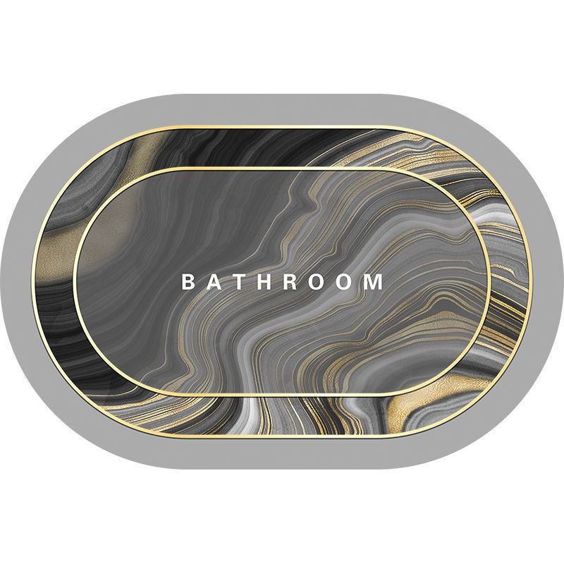 Superchłonna mata łazienkowa, dywanik do salonu, olejoodporna mata kuchenna do łazienki, prosta mata łazienkowa (60x90cm)