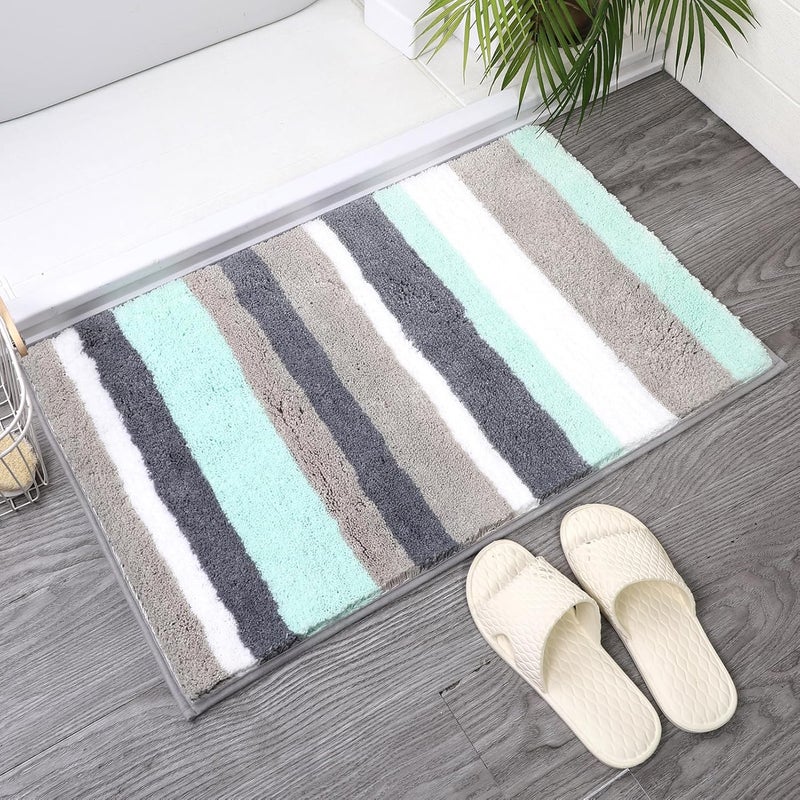 Pralna w pralce antypoślizgowa mata łazienkowa, supermiękka, chłonna, gruba, dywanik prysznicowy, dekoracja łazienki 60 x 90 cm