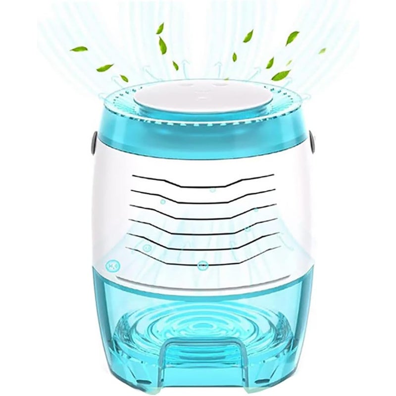 Osuszacz powietrza do użytku domowego, elektryczny osuszacz powietrza 1200 ml, automatyczne wyłączanie, 3-kolorowa dioda LED z funkcją ściemniania
