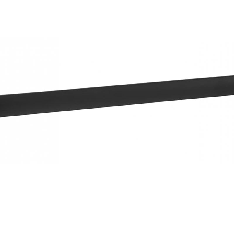 Wieszak ścienny na ręczniki jednoramienny z haczykiem, odpowiedni do kuchni i łazienki, 60 cm, czarny