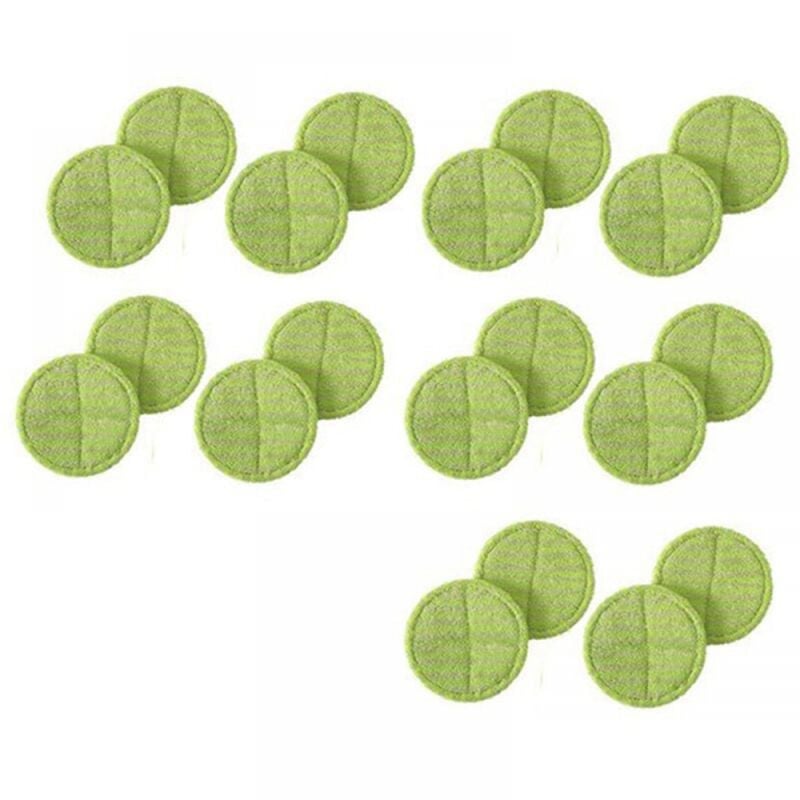 20 wymiennych nakładek do mopa elektrycznego, 16 cm ściereczka czyszcząca z włókna klejącego