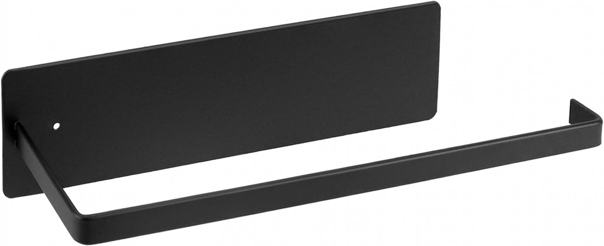 Samoprzylepny uchwyt na ręczniki papierowe pod szafką ze stali nierdzewnej (czarny)