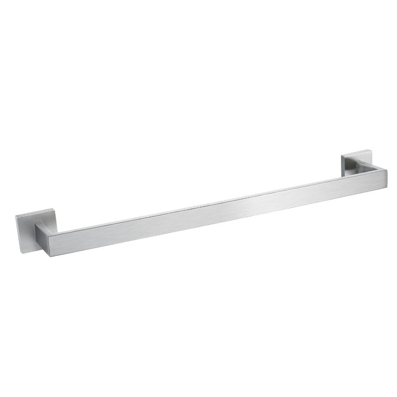 40cm 304 wieszak na ręczniki ze stali nierdzewnej do łazienki i kuchni, nowoczesny kwadratowy design (szczotkowany)
