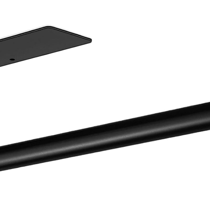 Samoprzylepny uchwyt na ręczniki papierowe, ścienny uchwyt na ręczniki papierowe, uchwyt na papier kuchenny, stal nierdzewna, czarny kwadrat