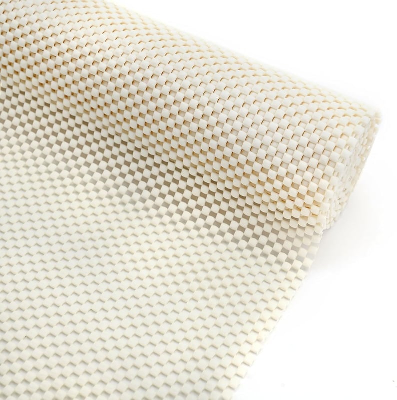 Wielofunkcyjna mata antypoślizgowa - mata antypoślizgowa z PVC - podkład antypoślizgowy pod dywan - beżowy - 30 x 600 cm