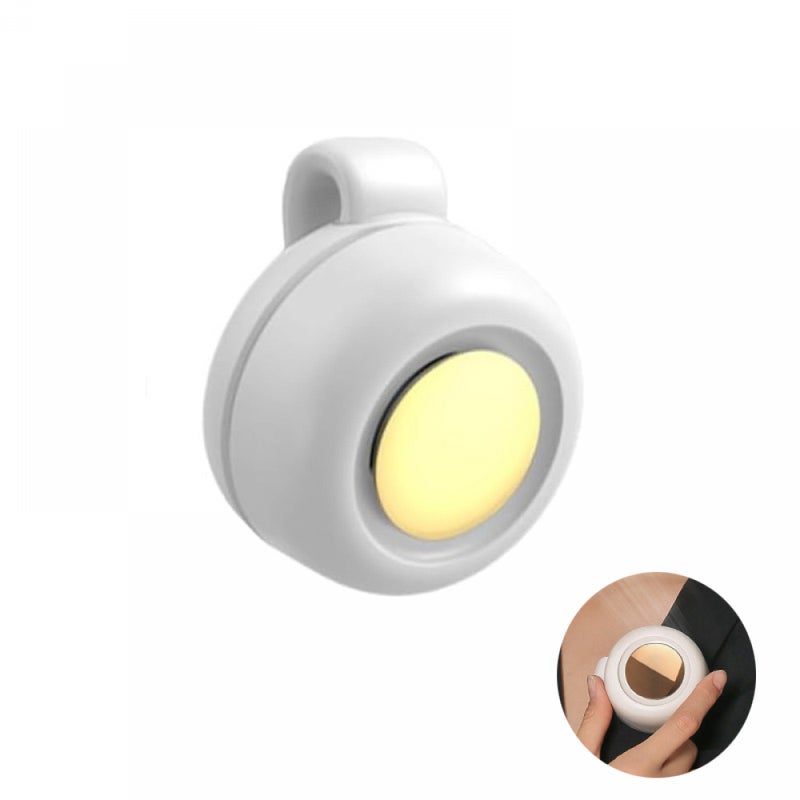 Przenośny wentylator bezłopatkowy, mini wentylator, regulowany kierunek nadmuchu 360°, wentylator USB, biały