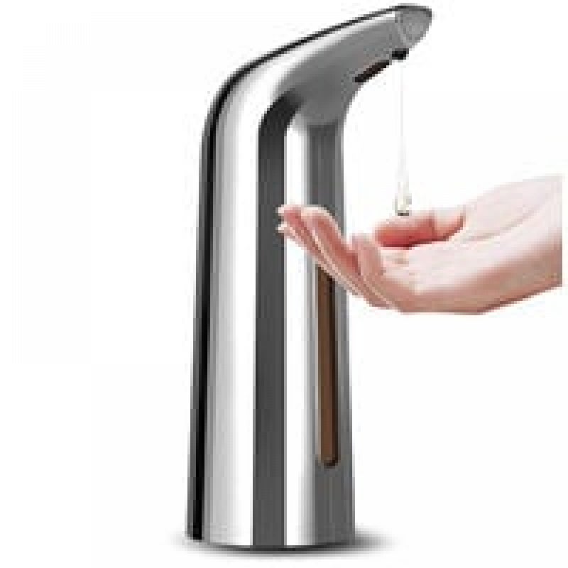 400 ml Srebrny Automatyczny Dozownik Mydła, Podczerwony Bezdotykowy Dozownik Mydła, Dozownik Mydła Do Naczyń, Płynny Balsam, Żel, Szampon